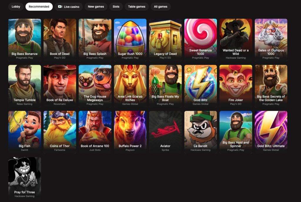 Huge slots library